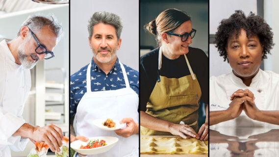 From left to right: Massimo Bottura, Michael Solomonov, Missy Robbins, Mashama Bailey