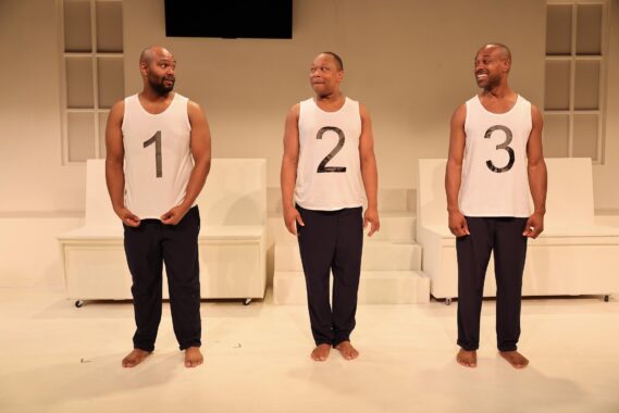 ONE IN TWO at Island City Stage with Randall Swinton, Kevane Coleman andNathaniel J. Ryan; nominated for Outstanding Production, Play. (Photo Credit: Matthew Tippins)