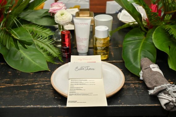 "MIAMI BEACH, FLORIDA - NOVEMBER 30: Atmosphere at the Clarins & Each X Other Miami Art Basel celebration at Gitano on November 30, 2022 in Miami Beach, Florida. (Photo by MarkSagliocco/Getty Images for Each x Other )"