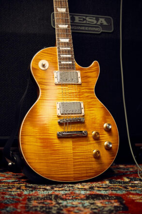the Kirk Hammett “Greeny” Les Paul Standard.