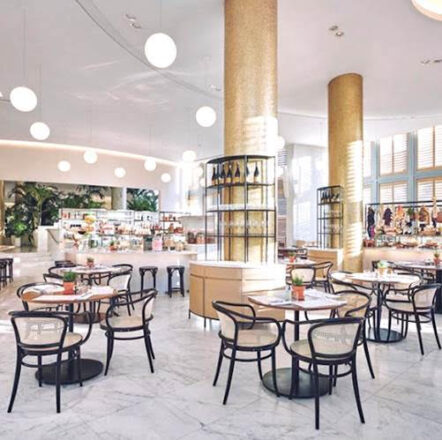 Dining room at The Miami Beach EDITION