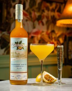 Chinola Passionstar Martini cocktail