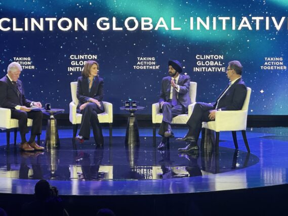 President Bill Clinton at Clinton Global Initiatives (CGI 2023)