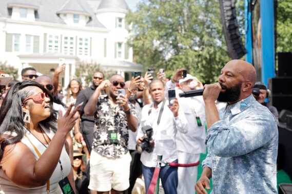 WASHINGTON, DC - SEPTEMBER 09: Common performs during the 50th Anniversary of Hip-Hop Celebration Presented by the Recording Academy's Black Music Collective and Vice President Kamala Harris at Vice President's Residence on September 09, 2023 in Washington, DC. (Photo by Tasos Katopodis/Getty Images for The Recording Academy)