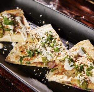 Pink Taco Quesadilla at Pink Taco, Miami. Photo credit: Pink Taco, Miami