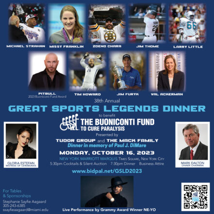 8th Annual Great Sports Legends Dinner
