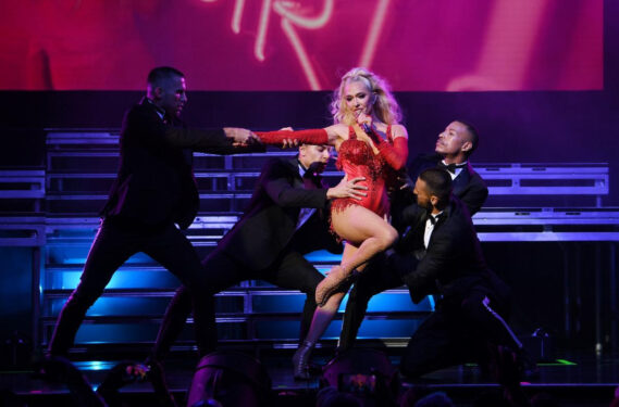 ERIKA JAYNE CELEBRATES OPENING WEEKEND OF HER NEW RESIDENCY BET IT ALL ON BLONDE AT HOUSE OF BLUES LAS VEGAS LOCATED IN MANDALAY BAY RESORT AND CASINO
