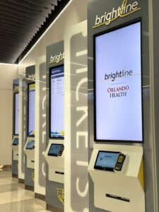 Brightline Orlando Station in partnership with Orlando Health. Photo credit: Brightline
