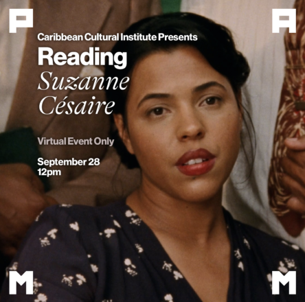 CCI Presents: Reading Suzanne Césaire