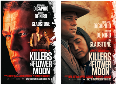 "Killers of the Flower Moon" In Theaters October 20