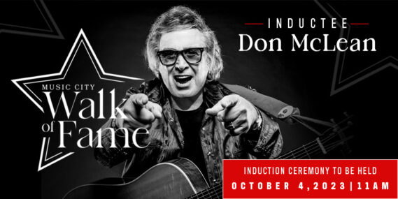 Music City Walk of Fame Ceremony on October 4 to Induct Don McLean, Darius Rucker, Duane Eddy, and Joe Galante