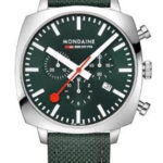 Grand Cushion, Green, 41mm