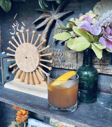 Coco Puffs Old Fashioned, Broken Shaker at Freehand Miami