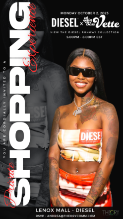 DIESEL X BIG BOSS VETTE TO HOST PRIVATE SHOPPING EXPERIENCE IN ATLANTA IN CELEBRATION OF THE 2023 BET HIP HOP AWARDS