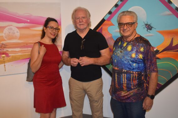 Sandy Maraneso, artist James E. Swarthout, Salvatore Zagami