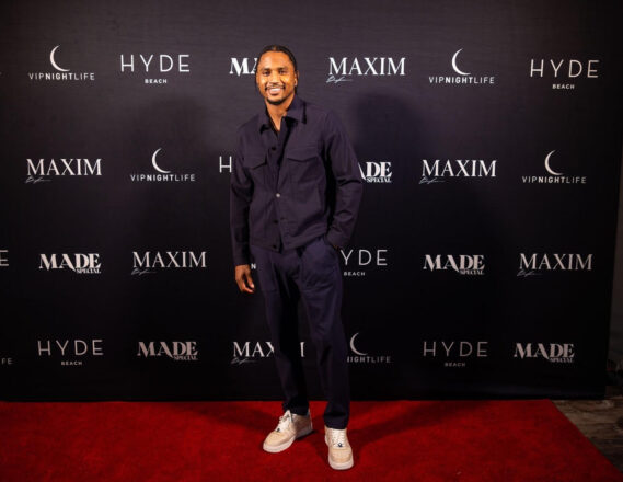 Trey Songz kept was in great spirits before his surprise performance at the official MAXIM 2023 Halloween Party presented by MADE Special and VIP Nightlife, at HYDE Beach on Saturday, October 28th in Miami, FL. 