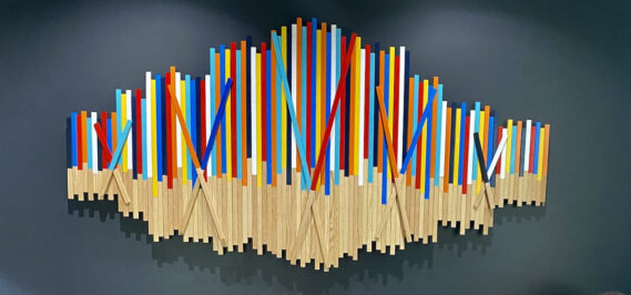 Alexandra Arata, Bound Together mixed media on wood