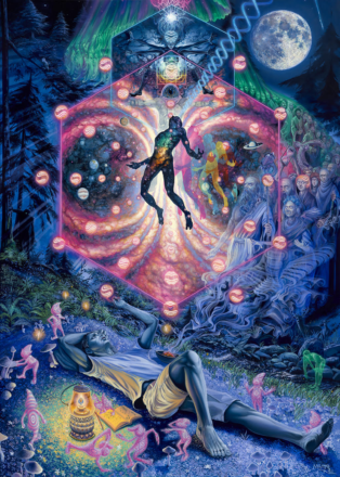 MEAR ONE / A Midsummer Night’s Trip, 5x7’ oil on canvas
