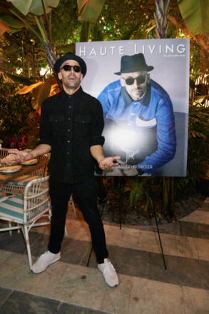 Haute Living celebrated renowned French artist, JR, and his Haute Living Miami “The Art Basel Issue” cover story on Thursday night with an intimate and exclusive dinner, presented by Places.co, at Swan Miami during Art Basel in Miami, FL. Other brand partners included Poppi, Freestream, and Cristal.