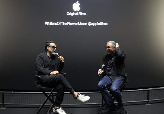 L:R Alejandro González Iñárritu and Rodrigo Prieto