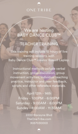 BABY DANCE CLUB ™ TEACHER TRAINING