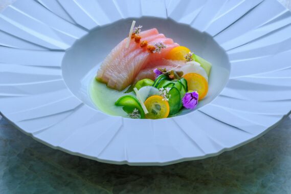 Aged Kingfish Crudo