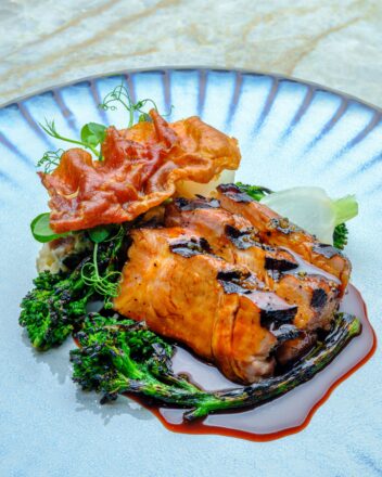 Grilled Porcelet Pork “Ribeye”
