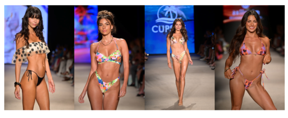 From Left to Right: Sinesia Karol, Luli Fama, Cupshe, Axil Swim