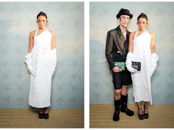 Cora Corré wears an adapted FW23 runway look fromCharles Jeffrey LOVERBOY to attend the annual Serpentine Summer Party