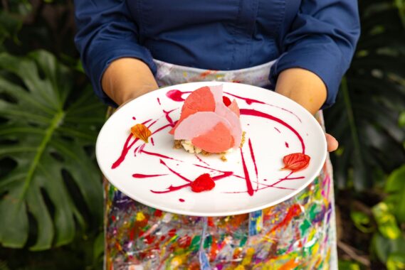 Dragon Fruit Key Lime Mousse