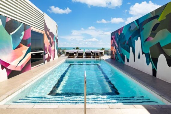 Nadjea Swimwear Art Deco Fashion Show at The Gabriel South Beach