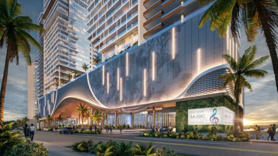 Legacy Harbour Marina in Fort Myers to Be Redeveloped After Hurricane Ian. New Dock Systems, Expanded Infrastructure, and 131 SlipsPlanned in Partnership with Bellingham Marine. Photo credit: Michael Graves & Associates