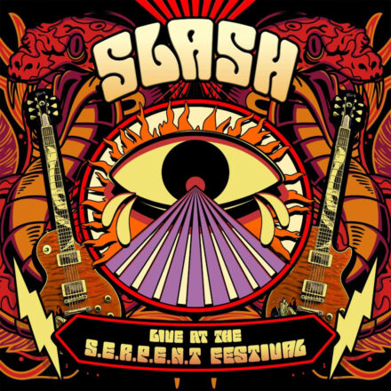 SLASH, Live at the S.E.R.P.E.N.T. Festival cover artwork.