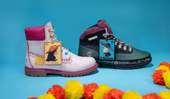Honor Día de Muertos in style with Timberland’s Lotería-inspired boots. Available at WSS.