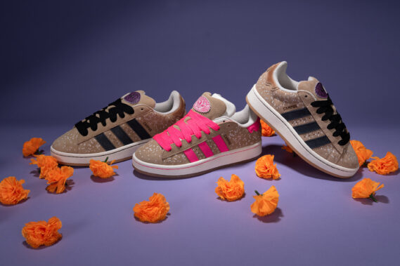 Shop the new adidas Campus Día de Muertos sneakers, inspired by the beloved “Pan de Muerto” sweet bread. Available at WSS.