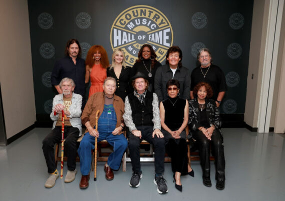 L-R (back row): John Paul White, Tiera Kennedy, Maggie Rose, Wendy Moten, Marty Raybon and Mike McGuire of ShenandoahL-R (front row): Spooner Oldham, Dan Penn, Jimmy Hall, Bettye LaVette and Candi Staton
(Photo by Jason Kempin/Getty Images for Country Music Hall of Fame and Museum)