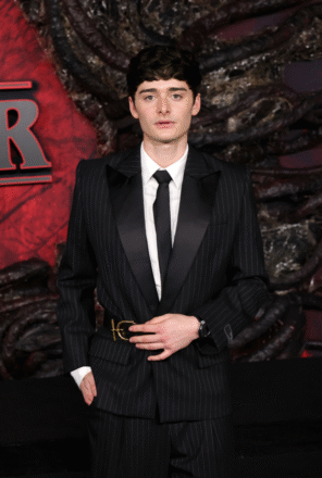 Noah Schnapp Wears the Hublot Classic Fusion Titanium 42mmPhoto by Getty Images; Photo by Hublot