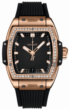 Caleb McLaughlin Wears the Hublot Spirit of Big Bang King Gold Diamonds 39mmPhoto by Getty Images; Photo by Hublot