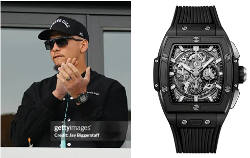 NFL Kansas City Chiefs player, Patrick Mahomes, attends the quarterfinal match between Kansas City Current and NJ/NY Gotham FC as part of the 2025 NWSL Playoffs at CPKC Stadium on November 09, 2025, in Kansas City, Missouri.Photo by Jay Biggerstaff/NWSL via Getty Images
