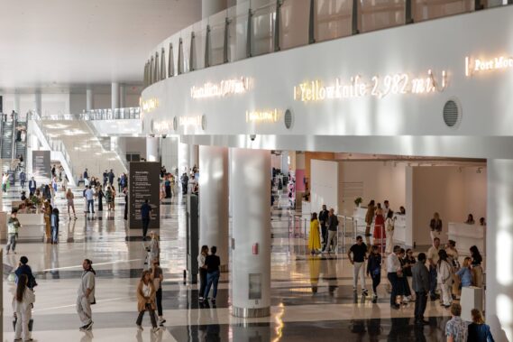 View of Art Basel Miami Beach 2024.