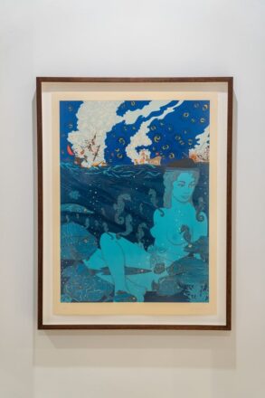 Artist Marcel Dzama at Jean-Georges Miami Tropic Residences Sales Gallery