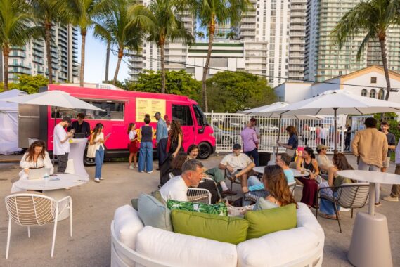 “Come to Daddy: Miami’s newest premium soft-serve concept, Banana Daddy, made its Art Week debut at NADA, proving dessert can be better-for-you and downright naughty with scratch-made banana and coconut-based swirls.”Photo Credit: Banana Daddy