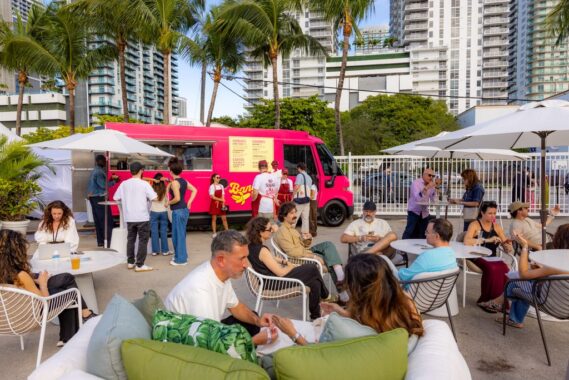 “Come to Daddy: Miami’s newest premium soft-serve concept, Banana Daddy, made its Art Week debut at NADA, proving dessert can be better-for-you and downright naughty with scratch-made banana and coconut-based swirls.”Photo Credit: Banana Daddy