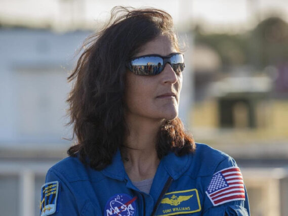NASA astronaut Suni Williams at Cape Canaveral Air Force Station’s Naval Ordnance Test Unit basin in Florida on March 28, 2018. Credit: NASA/Kim Shiflett