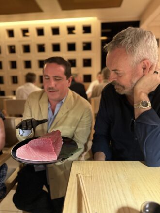 Ikigai Sushi Bar Miami co-founder Andres Lebrija and Jorn Kaae (Premier Guide Miami)