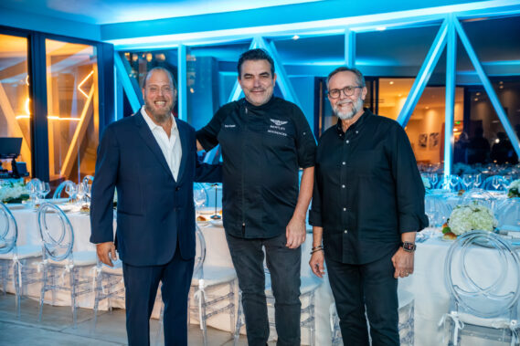 Gil Dezer, Chef Todd English and Architect Jose Suarez.