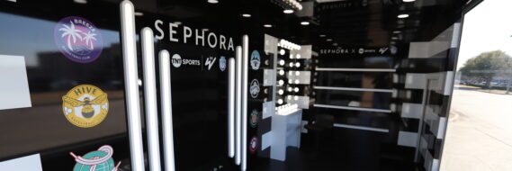 Sephora Bus in Miami & Coco Robotics, Self-Driving Delivery Vehicles, Provide Fans of the Professional Women’s Basketball League On-The-Go Hubs for Style and Sports