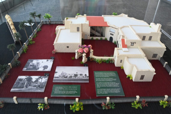 One of the displays within Master of the Air, Builder of Dreams: Glenn Curtiss in South Florida.