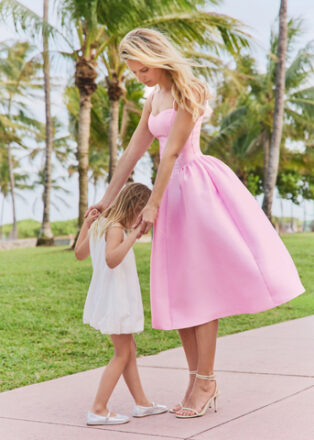 Karolína Kurková and LunaGrace dress to impress in Express.