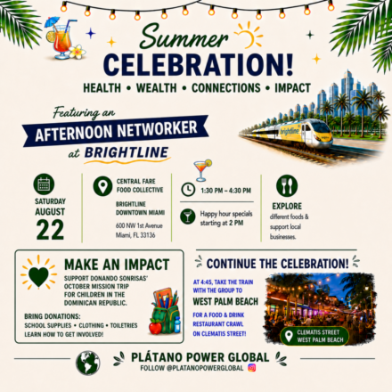 Summer Networking Celebration on Brightline by Platano Power Global